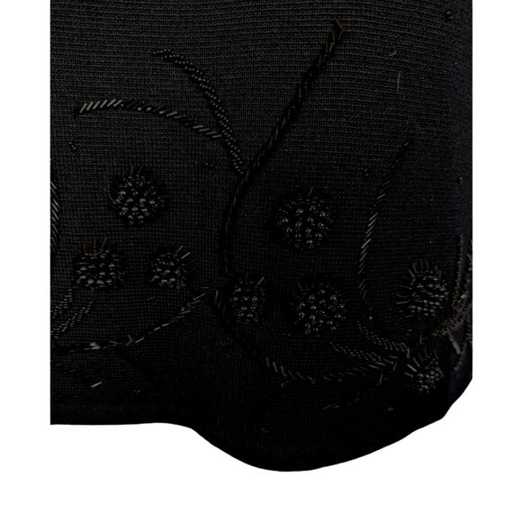 Vtge Beaded Wool jacket mid 80's to early 90'sBust 42" length 24"3/4 Sleeves 25" - Picture 8 of 10